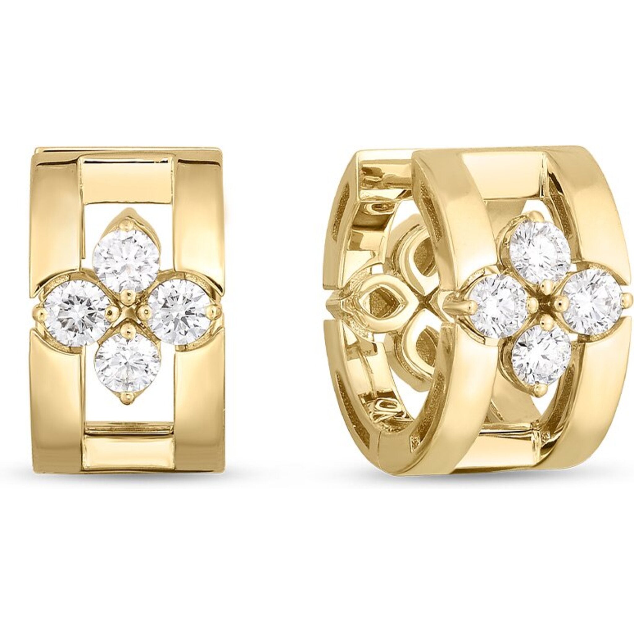 Roberto Coin Cento Backdrop Diamond Earrings – Royal Jewelers