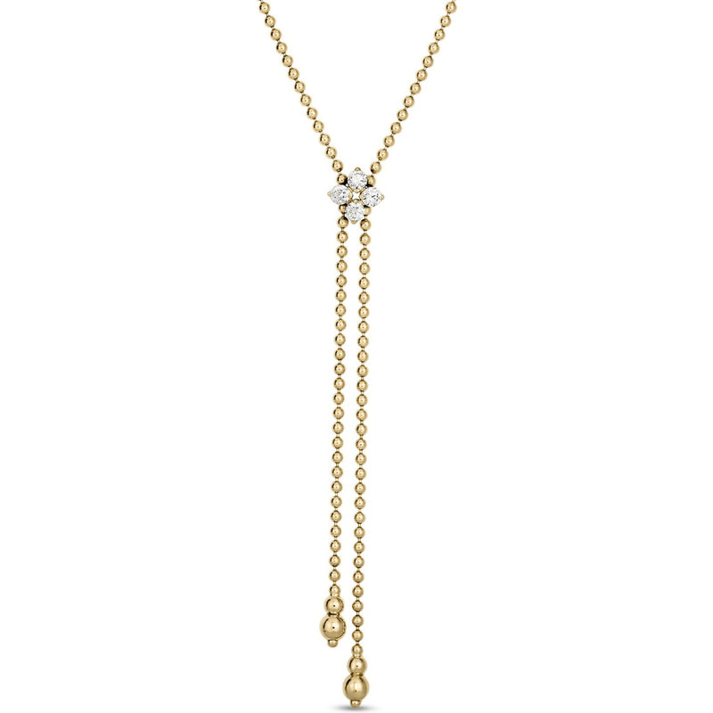 Roberto Coin Love in Verona Diamond Zipper Necklace