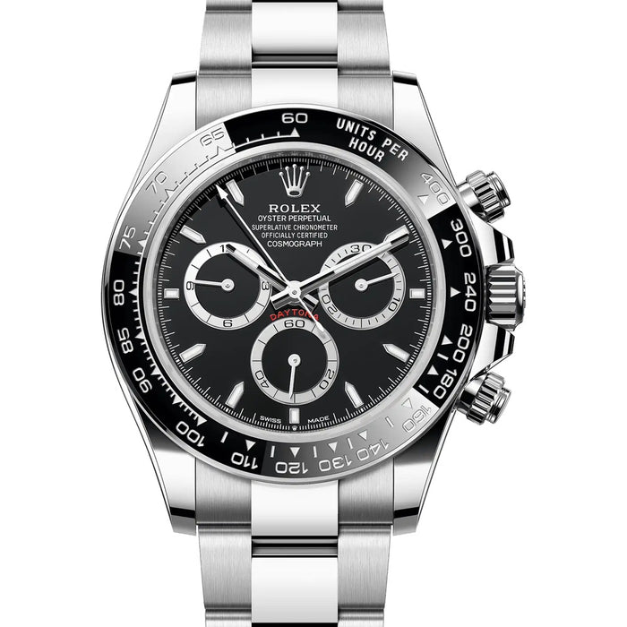 Rolex Cosmograph Daytona Black Dial 40mm Oystersteel - Ref. 126500LN / Pre-Owned