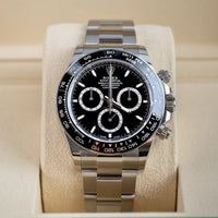 Rolex Cosmograph Daytona Black Dial 40mm Oystersteel - Ref. 126500LN / Pre-Owned