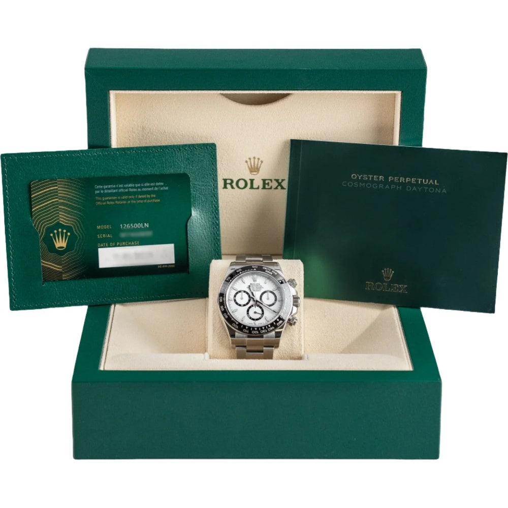 Rolex Cosmograph Daytona "Panda" White Dial 40mm Oystersteel - Ref. 126500LN / Pre-Owned