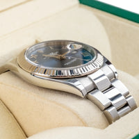 Rolex Datejust 41 Bright Blue Roman Oyster Oystersteel & White Gold - Ref. 126334 / Pre-Owned