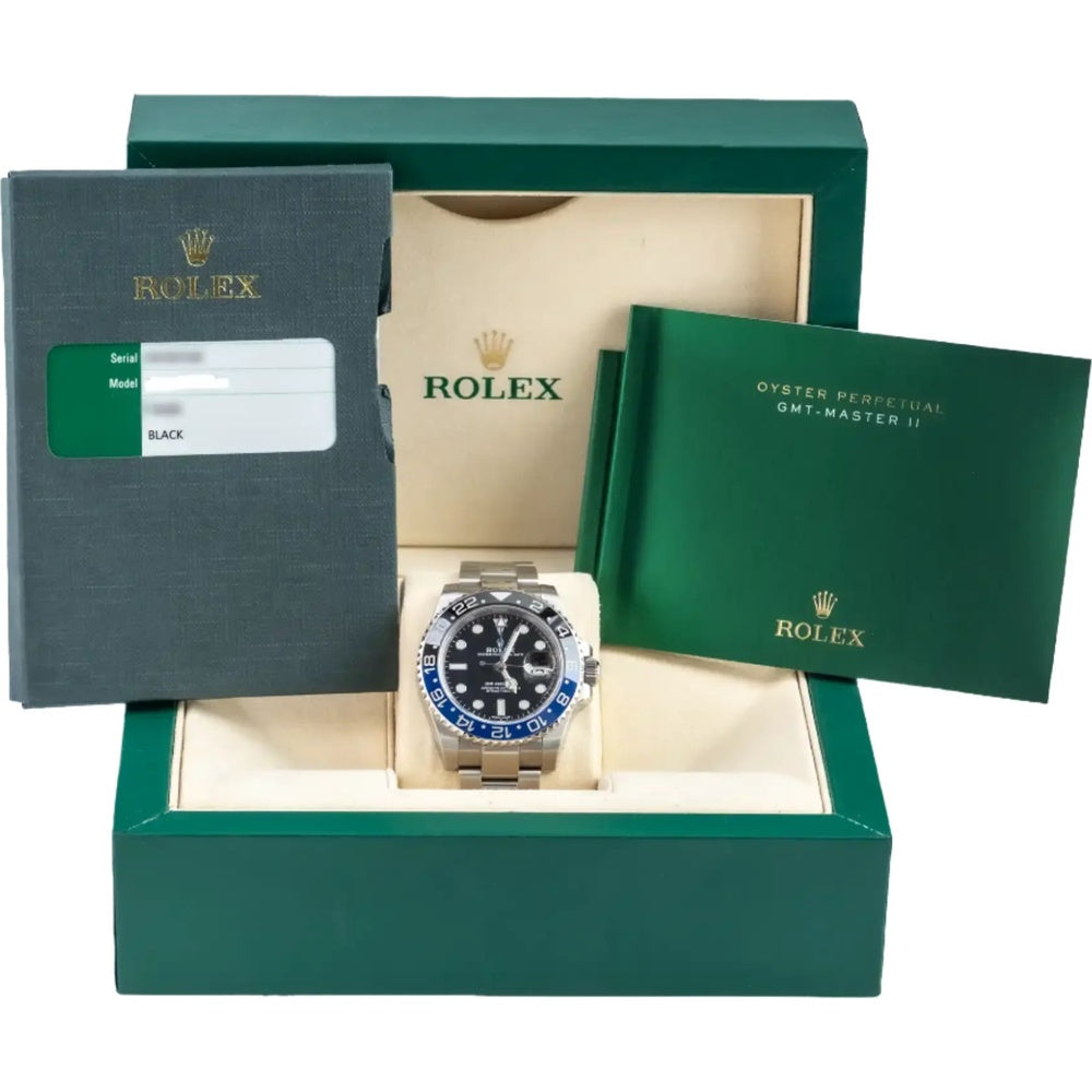 Rolex GMT-Master II "Batman" 40mm Oystersteel Oyster - Ref. 126710BLNR / Pre-Owned