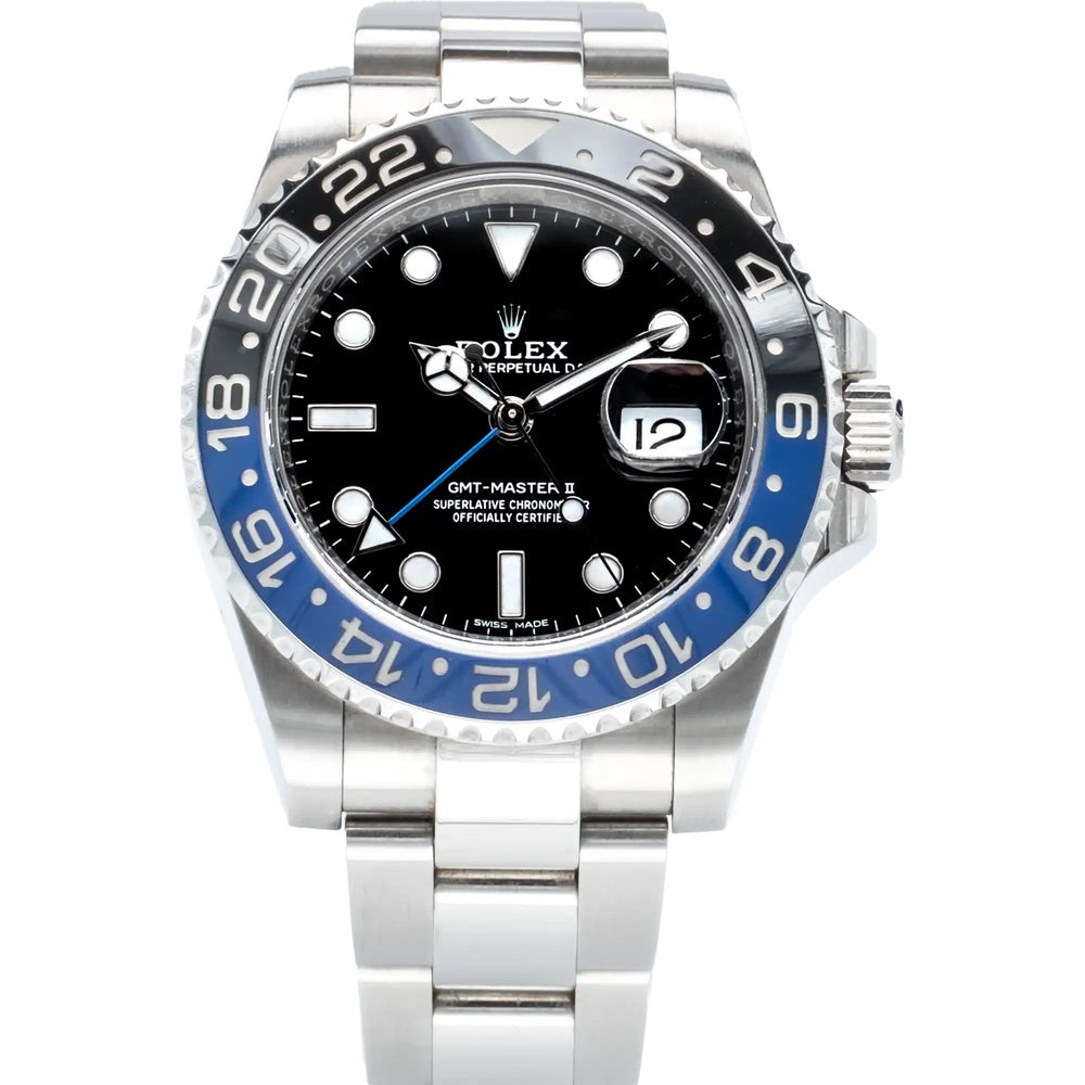 Rolex GMT-Master II "Batman" 40mm Oystersteel Oyster - Ref. 126710BLNR / Pre-Owned