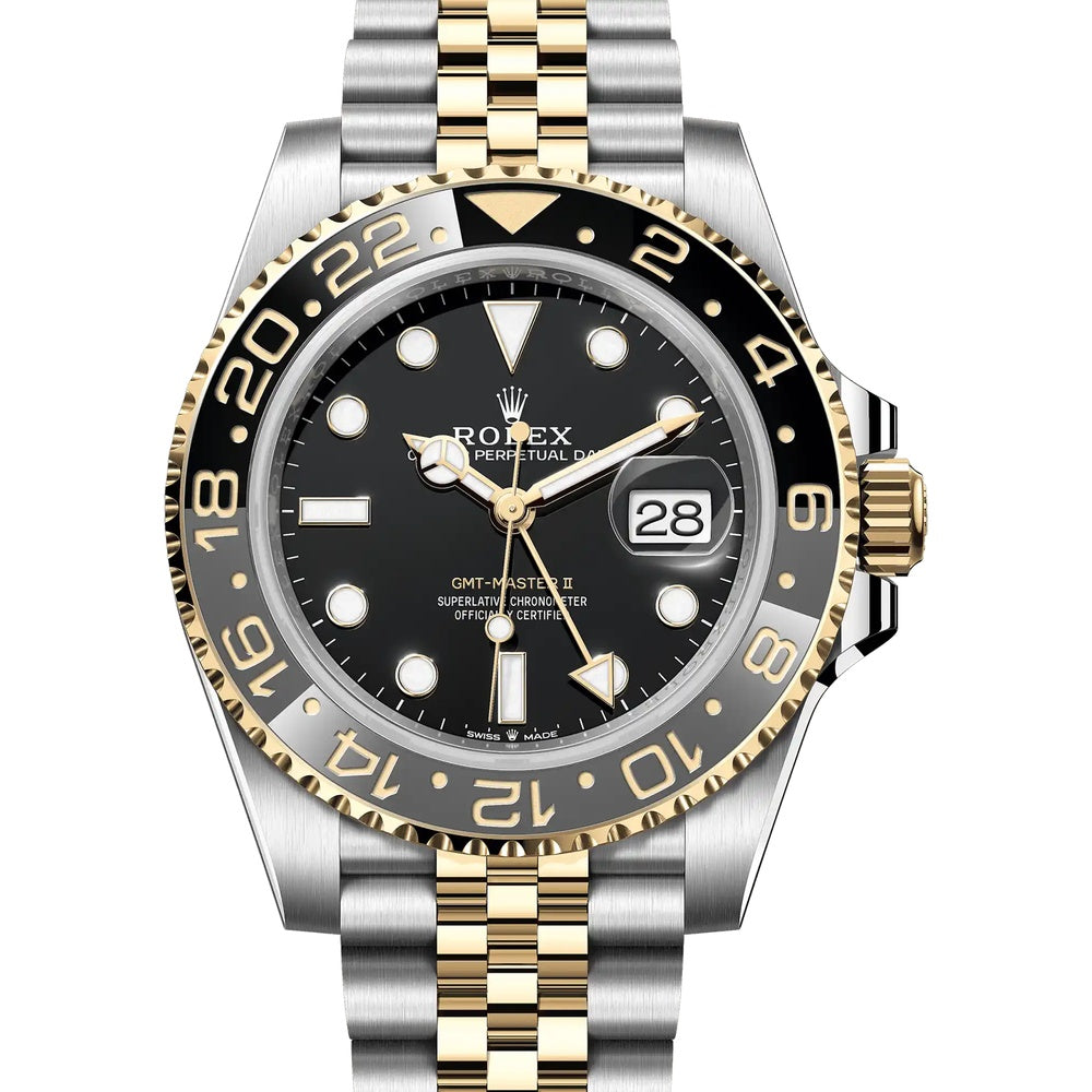 Rolex GMT-Master II "Bumblebee" 40mm Two-Tone Jubilee - Ref. 126713GRNR / Pre-Owned