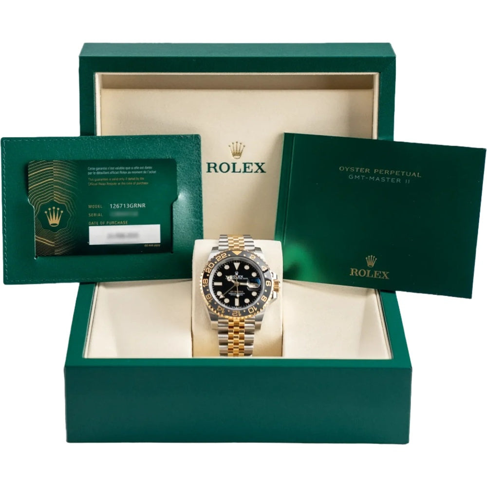 Rolex GMT-Master II "Bumblebee" 40mm Two-Tone Jubilee - Ref. 126713GRNR / Pre-Owned