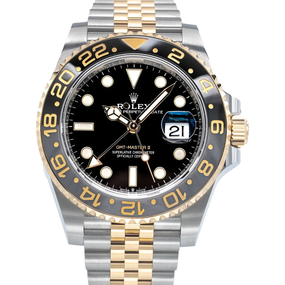 Rolex GMT-Master II "Bumblebee" 40mm Two-Tone Jubilee - Ref. 126713GRNR / Pre-Owned