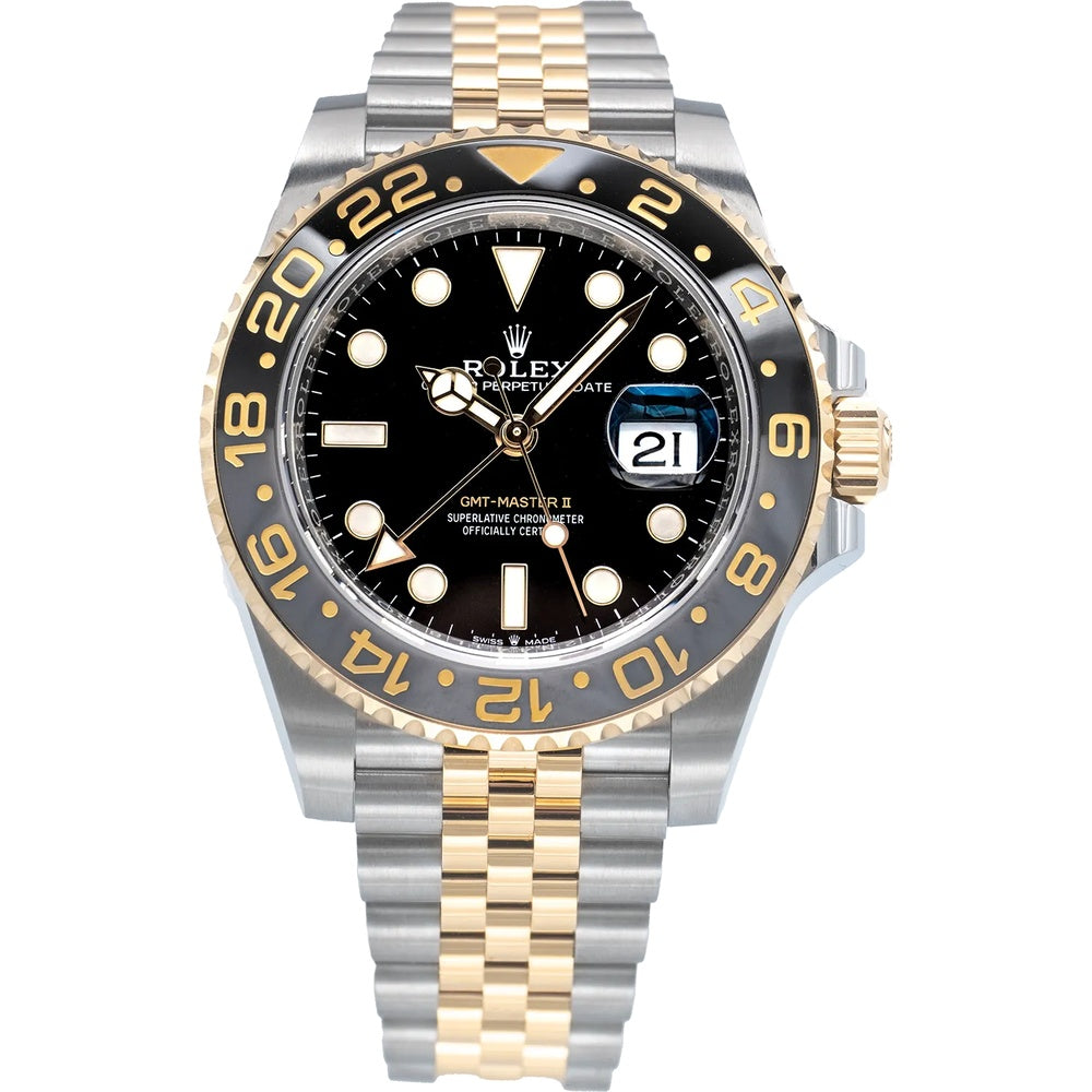 Rolex GMT-Master II "Bumblebee" 40mm Two-Tone Jubilee - Ref. 126713GRNR / Pre-Owned