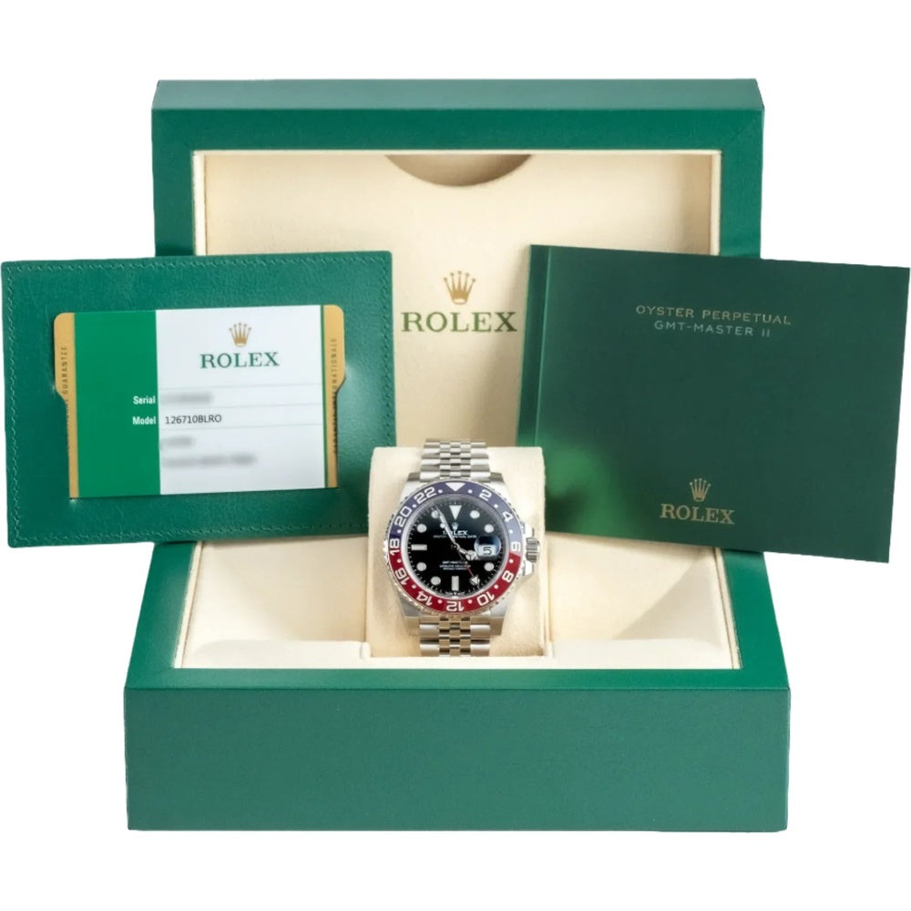 Rolex GMT-Master II "Pepsi" 40mm Oystersteel Jubilee - Ref. 126710BLRO / Pre-Owned