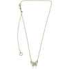 Roman & Jules 14K Yellow Gold Butterfly Necklace with 0.22 Carat Diamond Accent