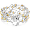 Roman & Jules Two-Tone Elegance 18k Diamond Bracelet - 14.53 Carat Fancy Light Yellow & 8.98 Carat White Diamonds