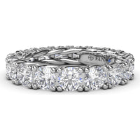 Round Diamond Eternity Band with Trellis Setting by Fana - 3.23 Carat Total Diamond Weight