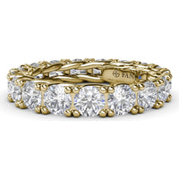 Round Diamond Eternity Band with Trellis Setting by Fana - 3.23 Carat Total Diamond Weight