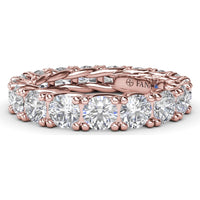 Round Diamond Eternity Band with Trellis Setting by Fana - 3.23 Carat Total Diamond Weight