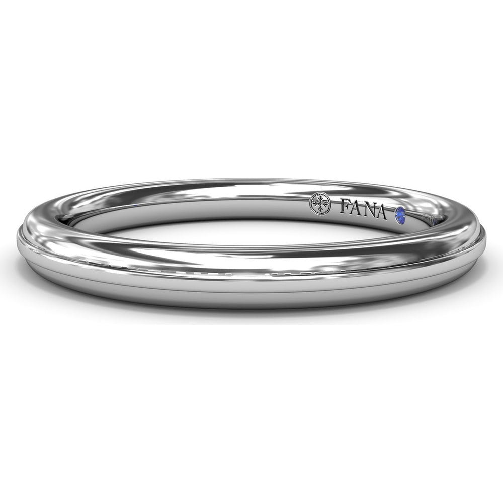 Round Diamond Wedding Band by Fana - 0.28 Carat Total Diamond Weight