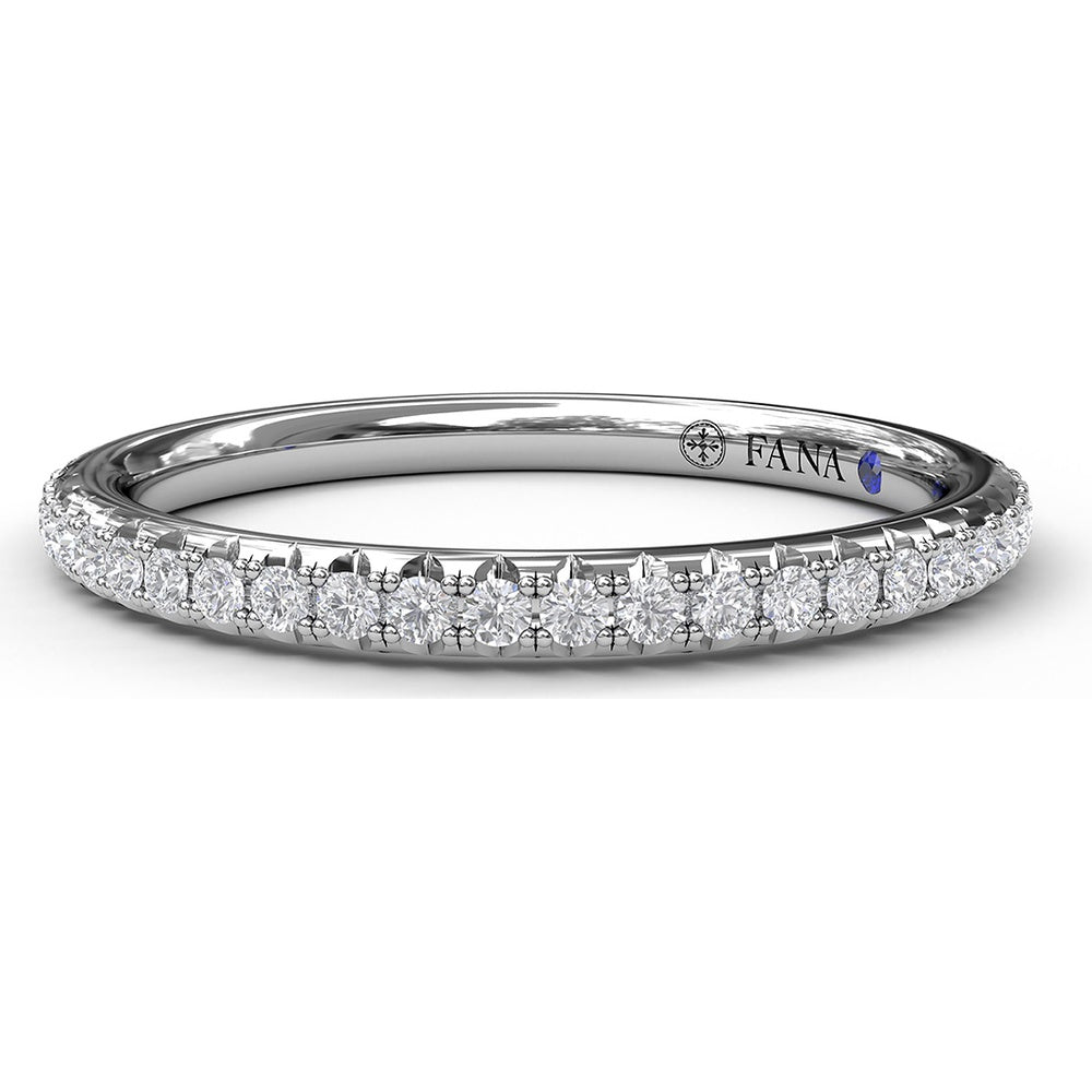 Round Diamond Wedding Band with Shared-Prong Setting by Fana - 0.23 Carat Total Diamond Weight