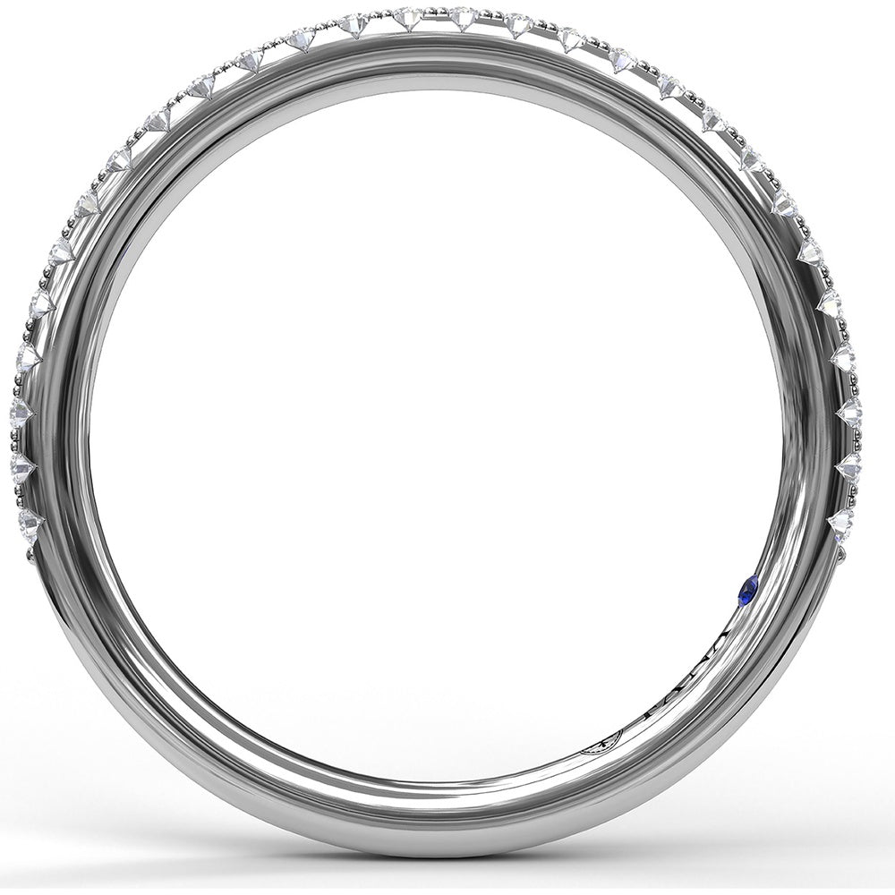 Round Diamond Wedding Band with Shared-Prong Setting by Fana - 0.23 Carat Total Diamond Weight