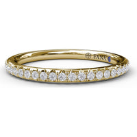 Round Diamond Wedding Band with Shared-Prong Setting by Fana - 0.23 Carat Total Diamond Weight
