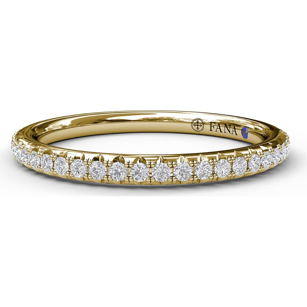 Round Diamond Wedding Band with Shared-Prong Setting by Fana - 0.23 Carat Total Diamond Weight