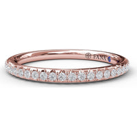 Round Diamond Wedding Band with Shared-Prong Setting by Fana - 0.23 Carat Total Diamond Weight