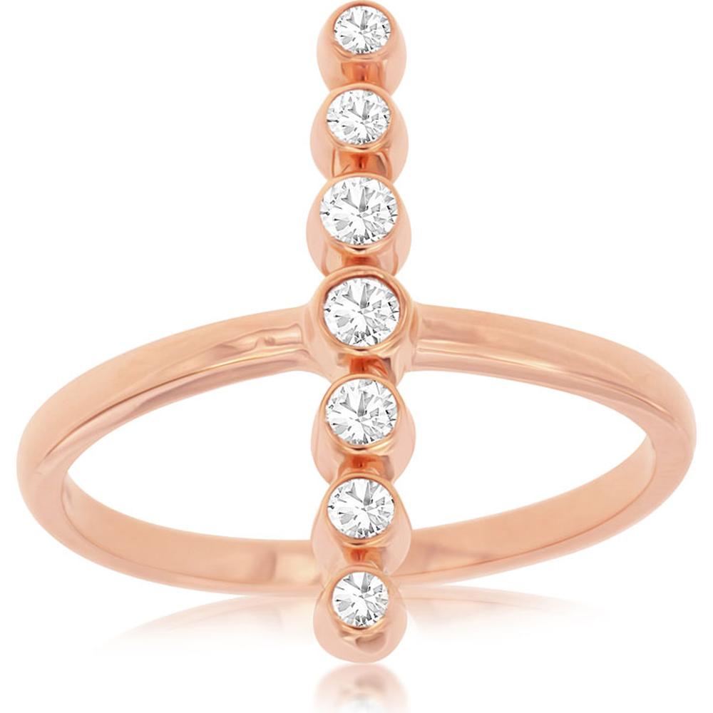 Royal 14K Rose Gold 0.20 Carat Diamond Ladies Ring