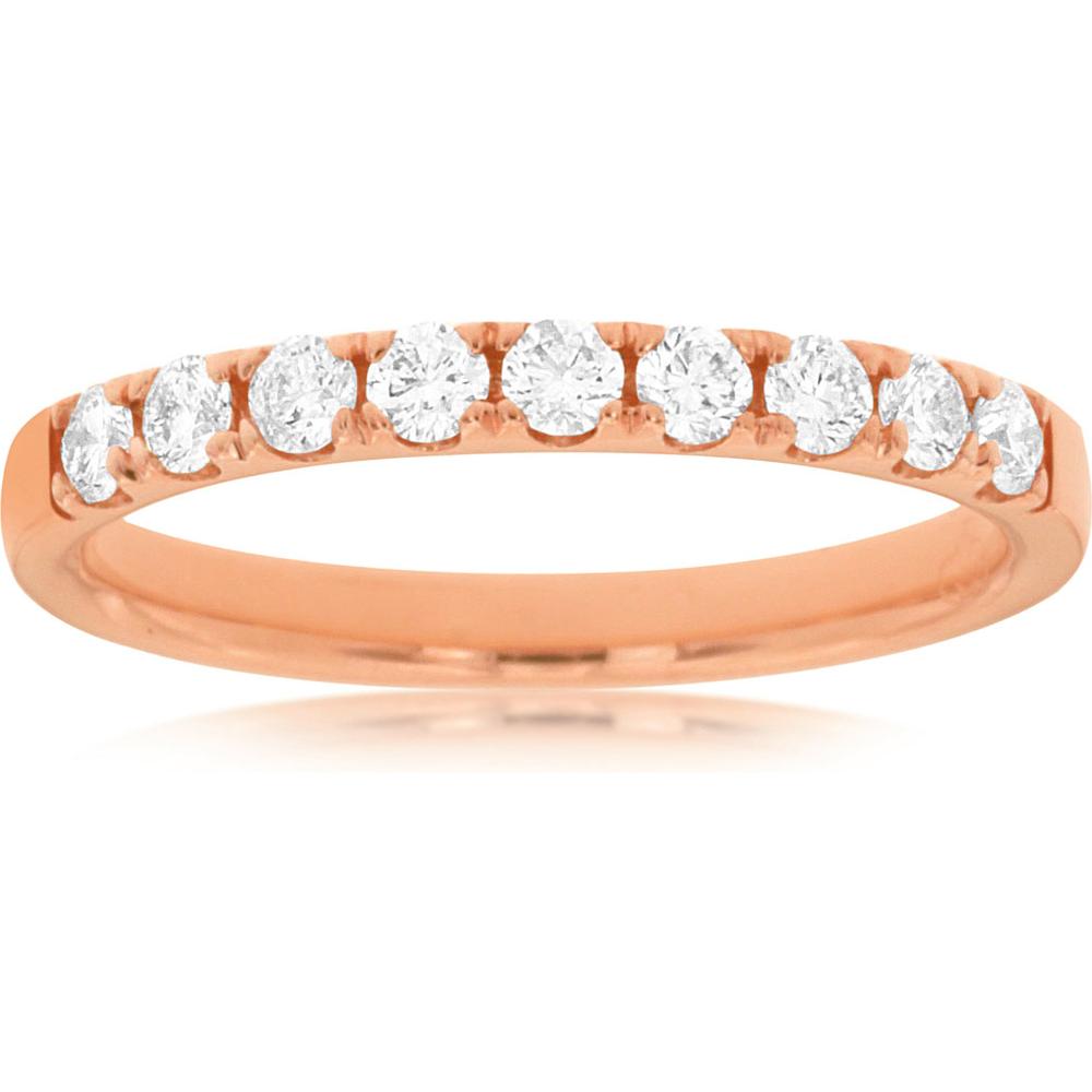Royal 14K Rose Gold 0.50 Carat Diamond Engagement Ring