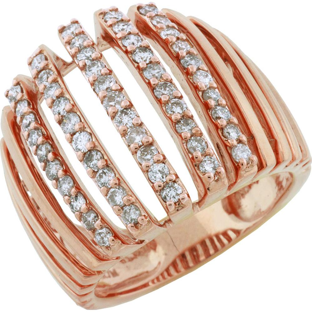 Royal 14K Rose Gold 1.00 Carat Round Diamond Ring
