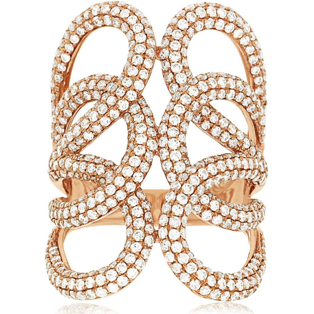 Royal 14K Rose Gold 2.54 Carat Diamond Ring