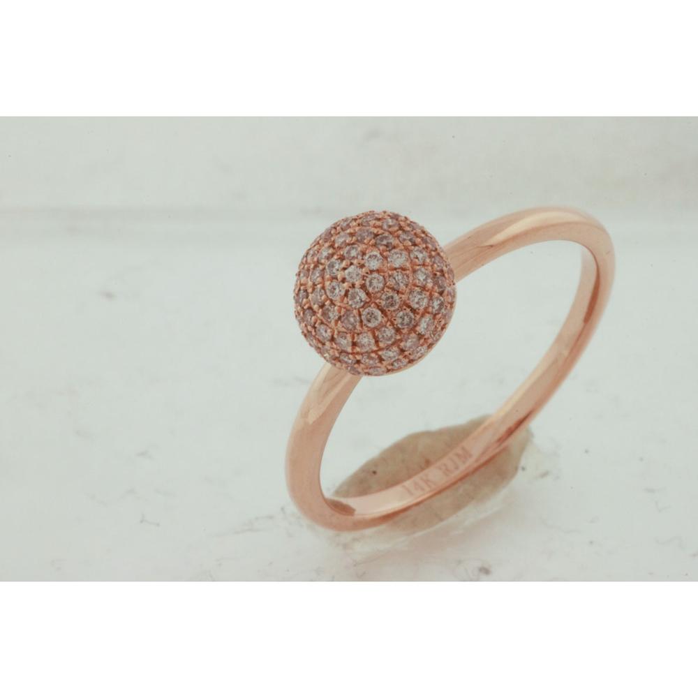 Royal 14K Rose Gold Diamond Engagement Ring - 0.28 Carat Total Diamond Weight