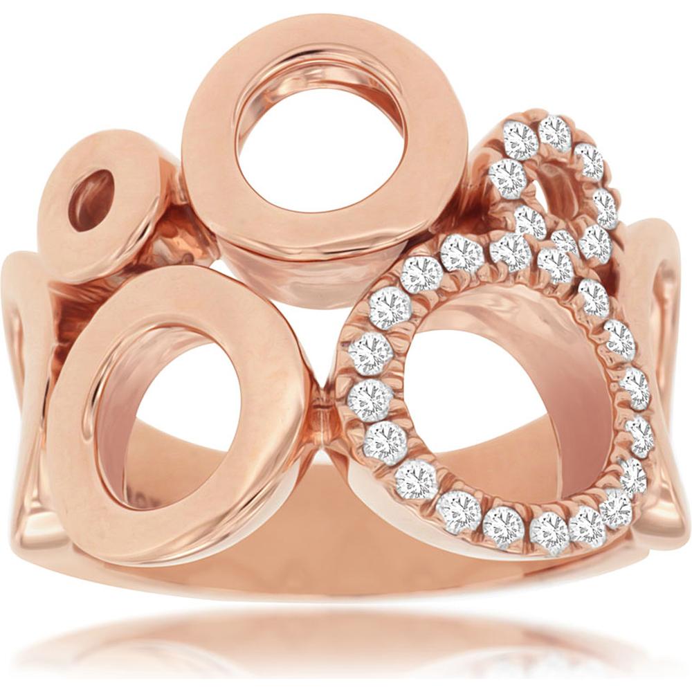 Royal 14K Rose Gold Diamond Ring - 0.30 Carat Total Diamond Weight