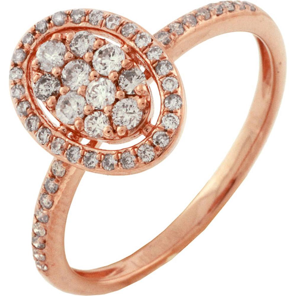 Royal 14K Rose Gold Diamond Ring - 0.40 Carat Total Diamond Weight