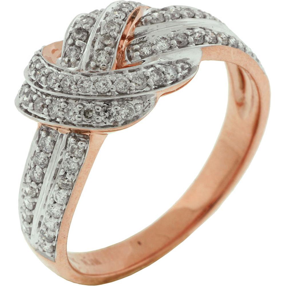 Royal 14K Rose Gold Diamond Ring - 0.42 Carat