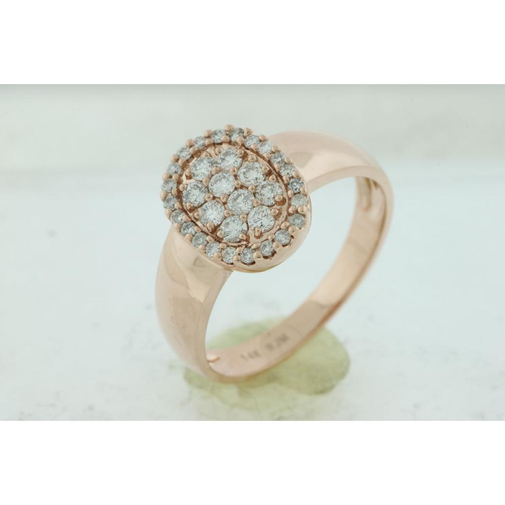 Royal 14K Rose Gold Diamond Ring - 0.45 Carat