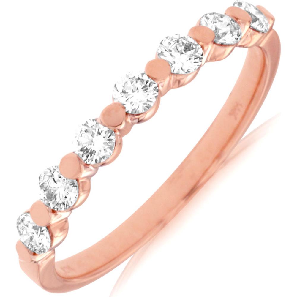 Royal 14K Rose Gold Diamond Ring - 0.50 Carat