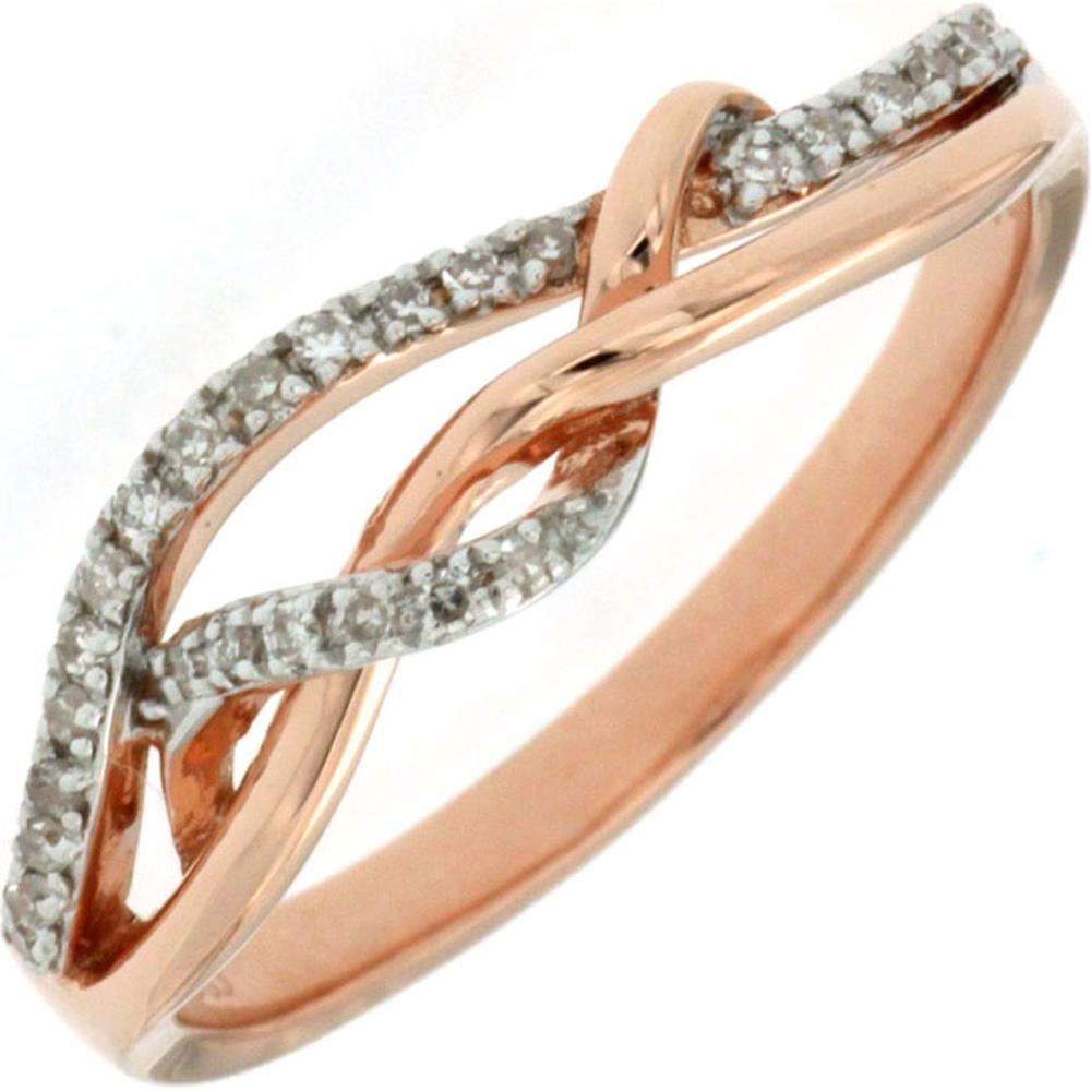 Royal 14K Rose Gold Diamond Ring - Elegant and Timeless Beauty