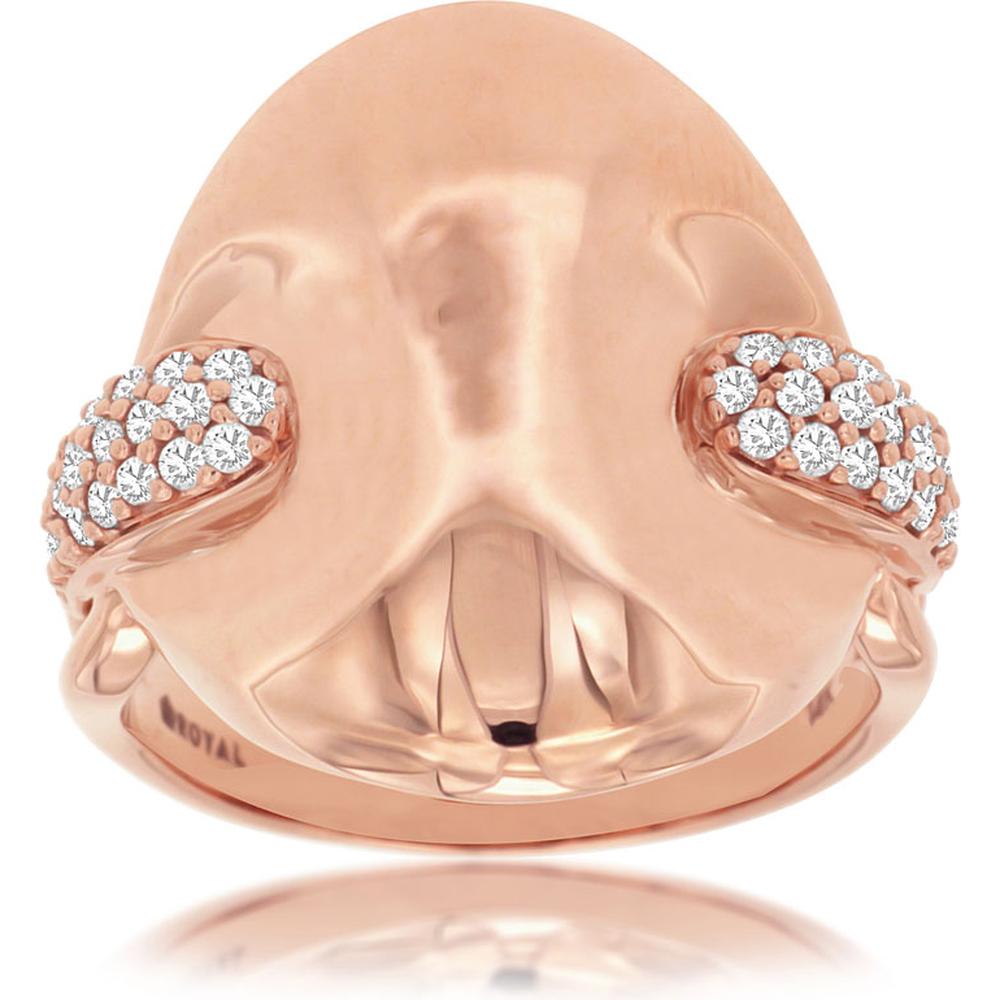 Royal 14K Rose Gold Ladies Diamond Ring - 0.30 Carat