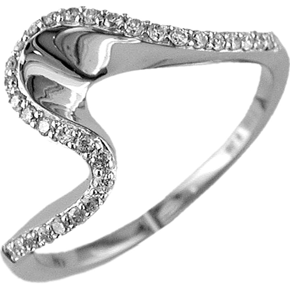 Royal 14K White Gold 0.20 Carat Round Diamond Ring