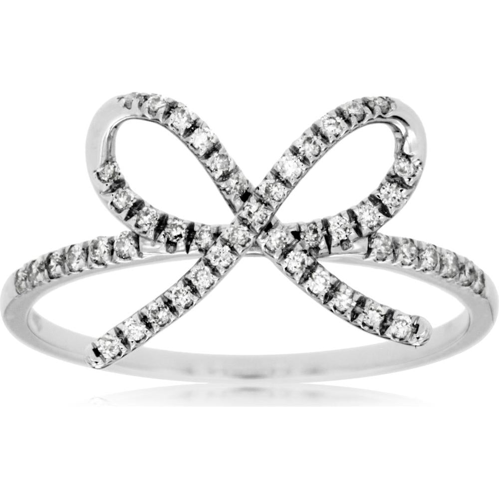 Royal 14K White Gold 0.21 Carat Diamond Solitaire Ring