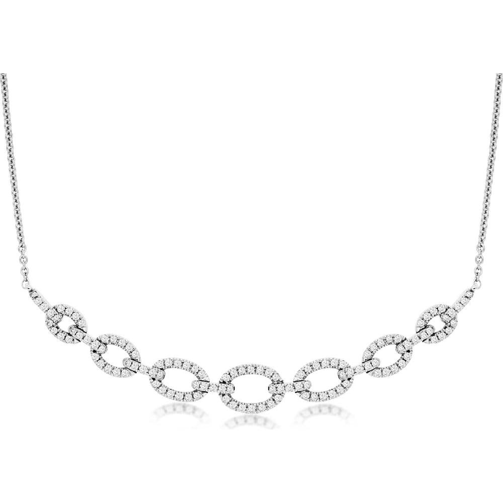 Royal 14K White Gold 0.25 Carat Diamond Necklace