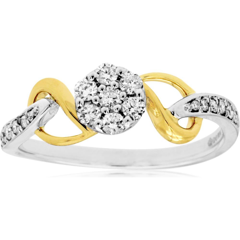 Royal 14K White Gold 0.32 Carat Diamond Ring