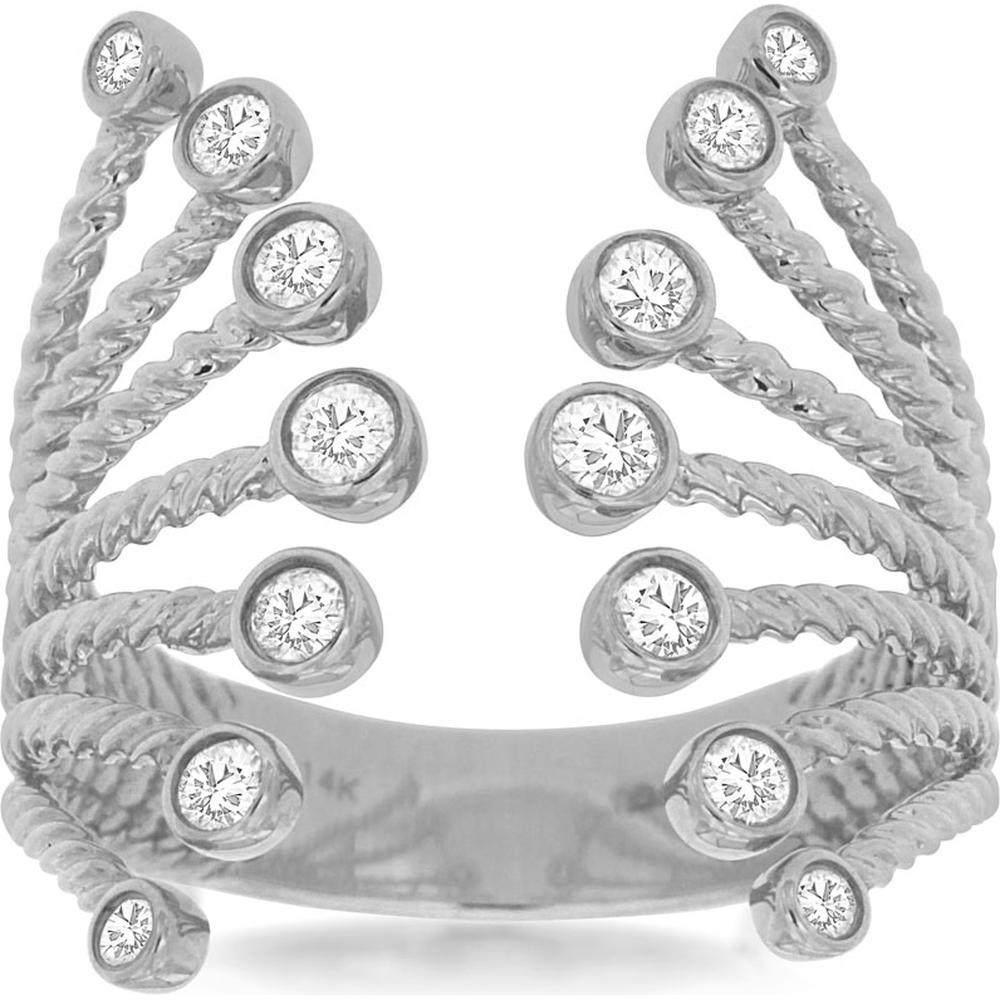Royal 14K White Gold 0.35 Carat Diamond Ladies Ring