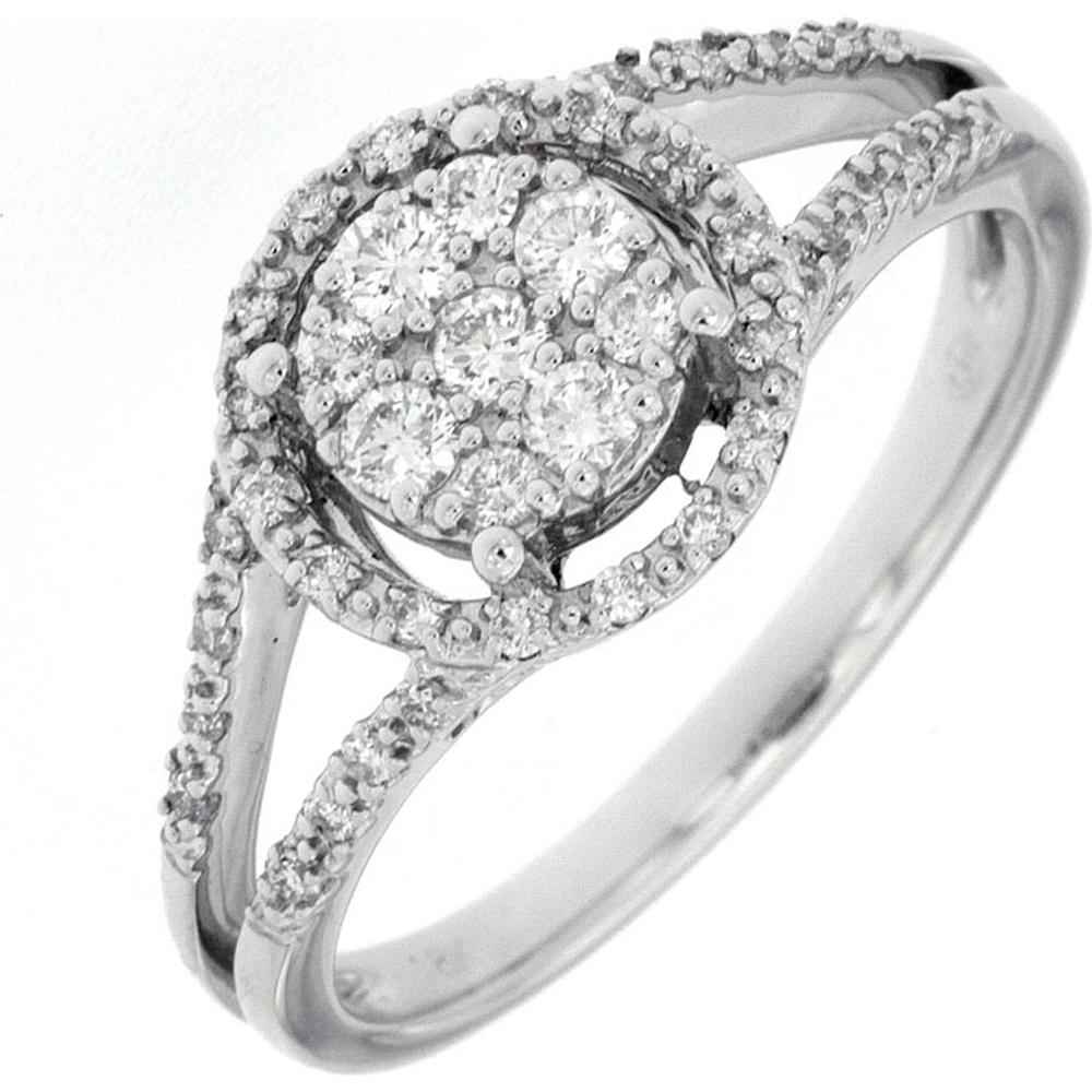 Royal 14K White Gold 0.35 Carat Diamond Whimsy Ring