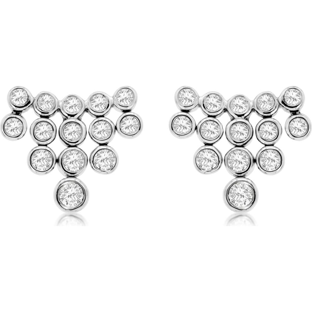 Royal 14K White Gold 0.40 Carat Diamond Earrings