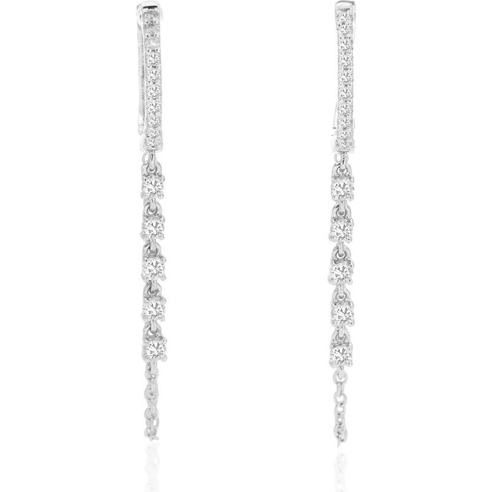 Royal 14K White Gold 0.40 Carat Diamond Stud Earrings