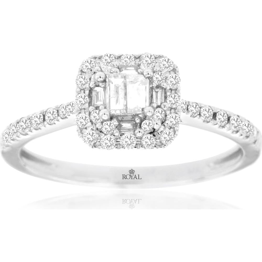 Royal 14K White Gold 0.43 Carat Diamond Ring