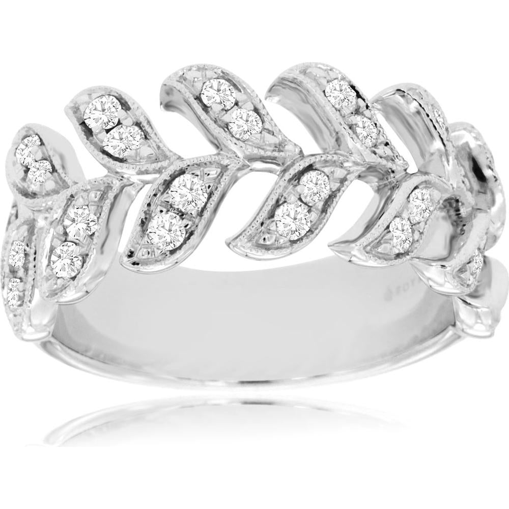 Royal 14K White Gold 0.50 Carat Diamond Ladies Ring