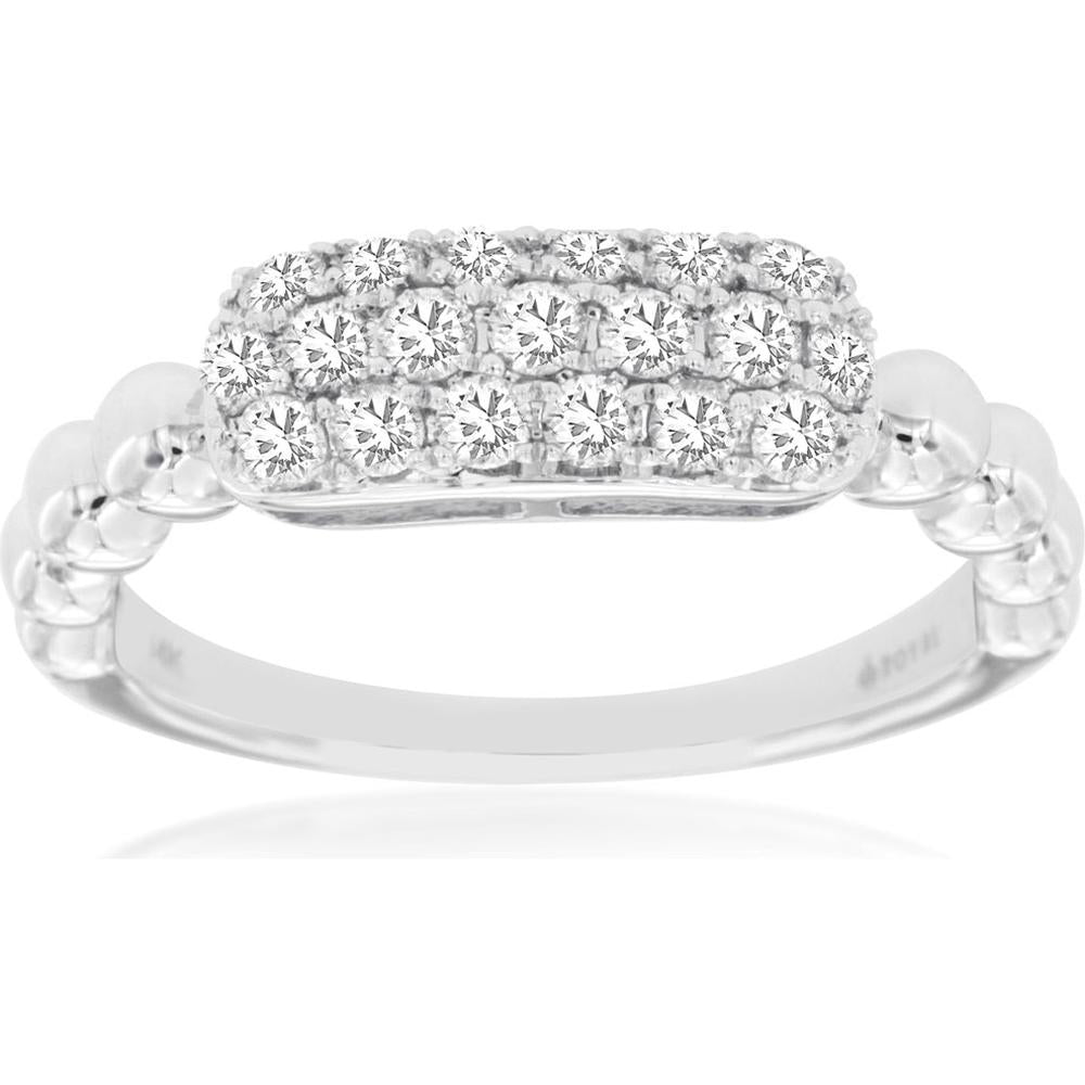 Royal 14K White Gold 0.50 Carat Diamond Ring
