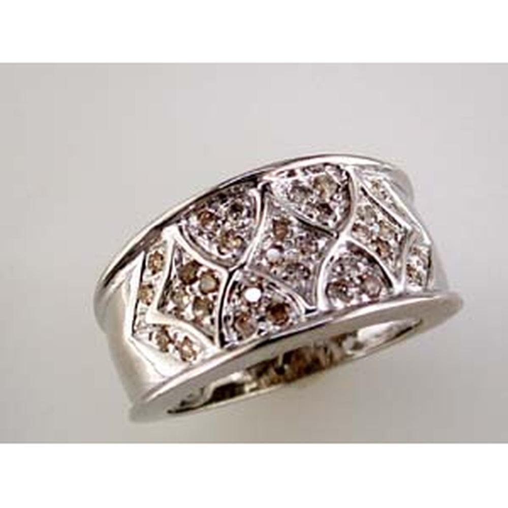 Royal 14K White Gold 0.50 Carat Round Diamond Ring