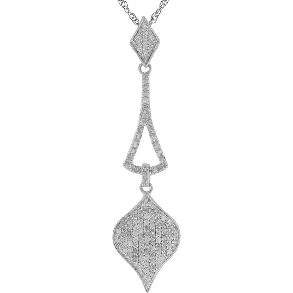 Royal 14K White Gold 0.65 Carat Diamond Pendant