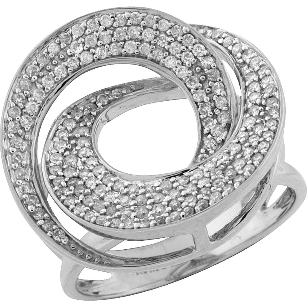 Royal 14K White Gold 0.65 Carat Round Diamond Ring